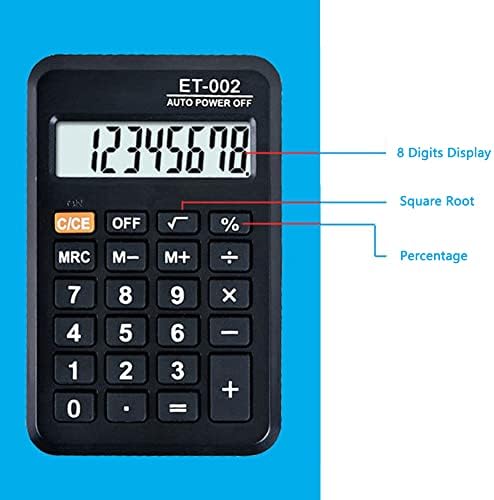 Мини джобен калкулатор ABS Широко се използва за съставяне на бюджета на касата, бизнеса, дома, училище и много Други неща