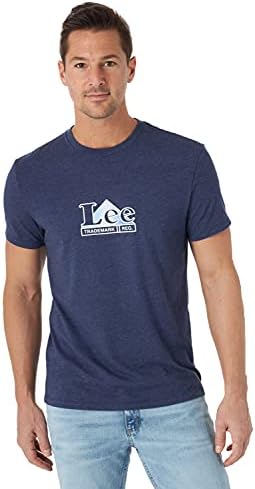 Мъжка тениска с графичен дизайн Lee с Къс ръкав