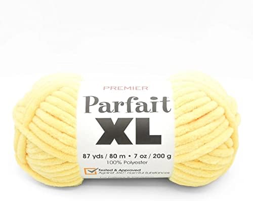 Premier Parfait XL, прежди Jumbo Weight, супер Меко плюшено шенилл, идеален за уютни одеяла и ръчно плетиво 2050-29 Лилаво