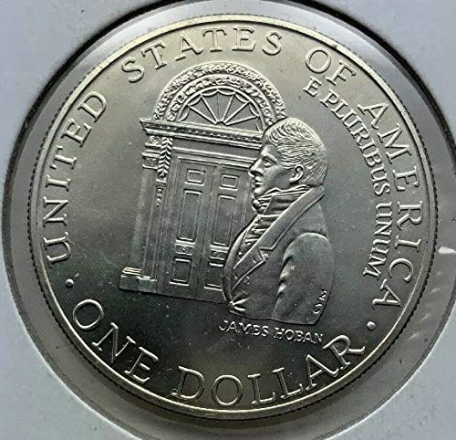 1992 D Незабравим Сребърен долар на Белия дом за 1 брилянтен монетен двор на САЩ, Без да се прибягва