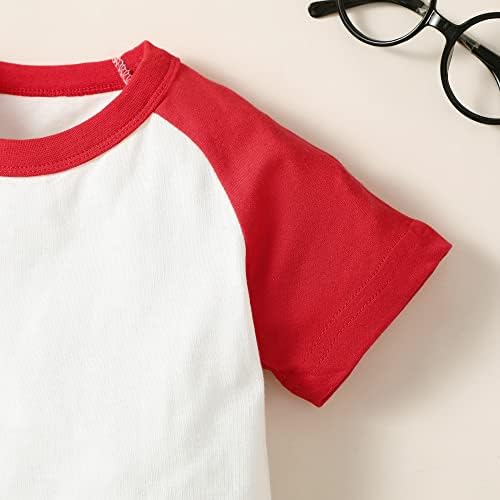 Sanpersonlin/ Тениска За Малки Момичета И Момчета, Тениска Raglan, Бейзболна Тениска, Памучен Тениска С Къс