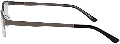 Очила за четене в метална рамка EYECEDAR, мъжки, на 5 групи пролетта линии, материали от неръждаема стомана, комплектът включва