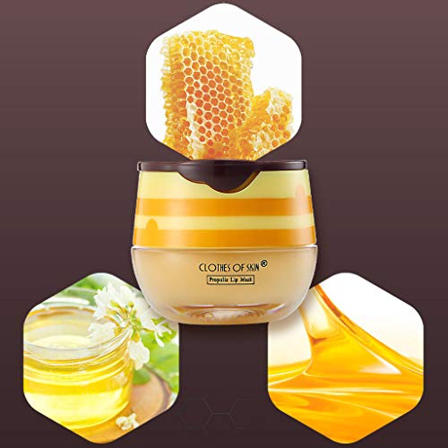 Хидратиращи козметични продукти за грижа за устните си с мед, хидратиращ Грим За устните, Жените Маска, отшелушивающая