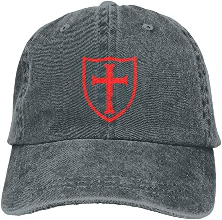 Бейзболна Шапка Cross Knights Templar, Моющаяся Регулируема Шапка За Голф, Женски, Мъжки На Рибарски Шапки