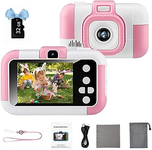 2 опаковане на Детска камера за момичета и момчета от 3-10 години, детски Цифров Фотоапарат, Коледни Подаръци