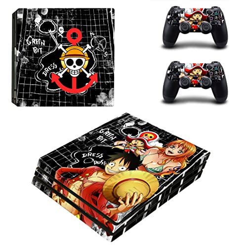 Аниме One And Two Piecee Luffy Zoro Санджи Асо Стикер на корицата на PS4 или PS5 Стикер за Sony PlayStation 4-5 Конзола
