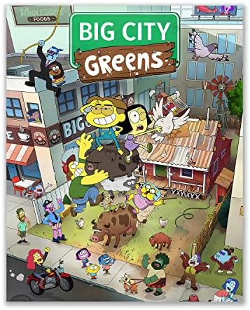 Щампи за плакати на Big City Greens - Комплект от 8 (8 x 10 инча) - Детски Стенен Арт декор