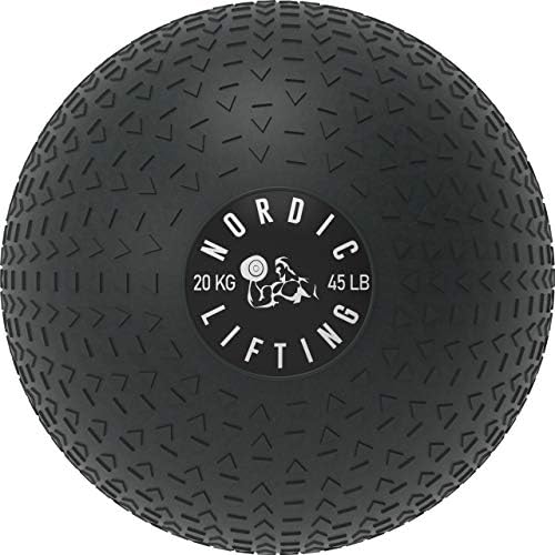Nordic Lifting Шлем Ball 45 килограма в комплект с Обувки Venja Размер 8.5 - Черен, Червен