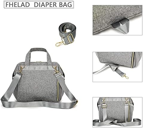 Малка чанта за памперси FHELAD, мини-детска чанта-тоут за ходене по магазини, детска раница за пътуване