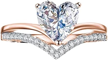 В момента пръстен за жени Моята прекрасна дъщеря, пръстен под формата на любов, голям пръстен с кристали, диамантен пръстен
