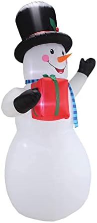 Два комплекта бижута за Коледа и рождения Ден, включително Огромен Коледен Снежен човек с височина 12 метра, държи подарък