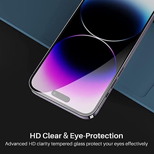 Защитно фолио Icy Shield 3-Pack за iPhone 14 PRO (6,1 инча, 2022) с комплект за лесна инсталация, твърдост 9H, устойчиви