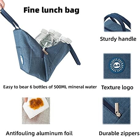 XCZBX Множество чанта за обяд с функция за консервиране и изолация, подходящи за работа / обучение / пикник / пътни