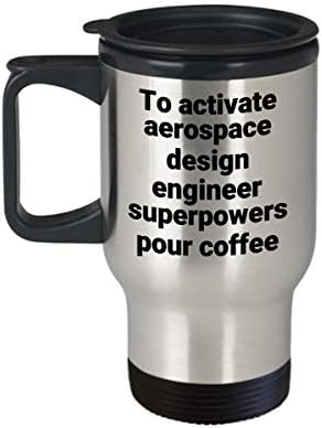 Пътна Чаша Инженер-дизайнер на Космическата индустрия - Забавен Саркастичен Подарък От Термоизолированной Кафе Чаши