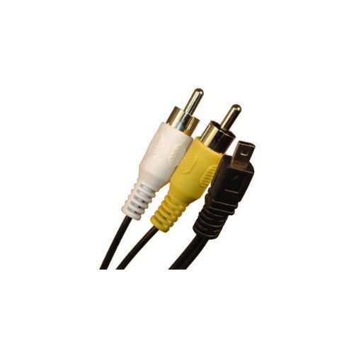 Сменяеми кабела K1HA08CD0008, K1HA08CD0014 и K1HA08CD0020 AV Аудио/Видео RCA кабел, предназначен за някои цифрови фотоапарати