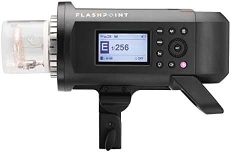 Монолайт Flashpoint XPLOR 600PRO TTL, захранван с батерии + Сгъваема сребърна косметичка Glow EZ Lock (34 инча)