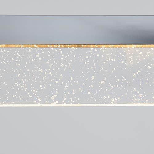 модерен линеен окачен лампа artika Essence Bar 28W LED, хромово покритие - идеални за хранене - 1700 Лумена, топло бяла