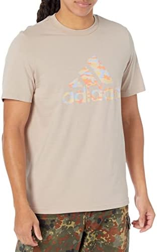 Мъжки Спортни Облекла адидас, Камуфляжная Тениска с Логото на с Къс ръкав