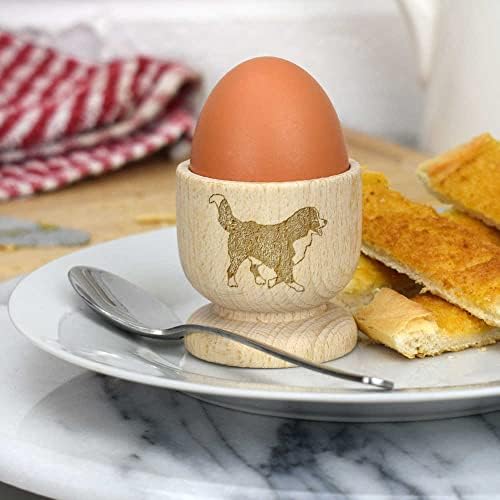 Дървена чаша за яйца Azeeda Bernese mountain dog (EC00022188)