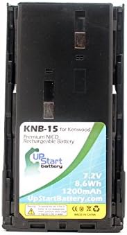 Подмяна на батерията Kenwood TK-272 - е Съвместим с батерия Kenwood KNB-14 KNB-15 за двустранна радиовръзка (1200 mah