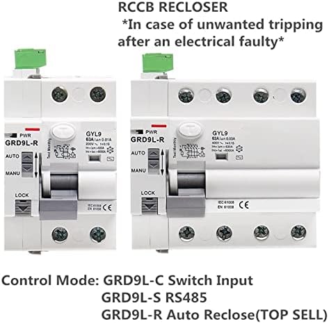 GRD9L 4 полюсных прекъсвач за повторно включване, Автоматично устройство за Повторно включване на Автоматичен прекъсвач с дистанционно