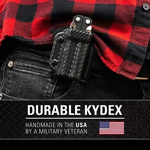 Калъф за мультитула Clip & Carry Kydex за LEATHERMAN Charge - Произведено в САЩ (Мультиинструмент в комплекта не са
