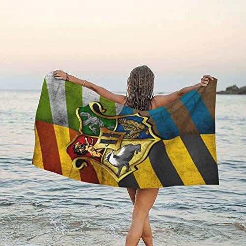 Плажна кърпа LCFRPC Magic School, Супер Впитывающее Пясък, Гъсти Плажна кърпа от Микрофибър - с чанта за