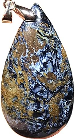Естествен Камък Питерсит Висулка Crystal Питерсита Бижута От Камък на Жените и Мъжете Исцеляющий Честит Подарък 39x21x9 mm