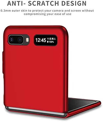 Тънък калъф за телефон кутии, съвместим с Samsung Galaxy Z Flip 1 5G, устойчив на удари калъф, Калъфи втулки