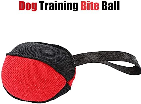 Здрава играчка за теглене на кучето топката с 1 дръжка, Симулатор за ухапване от куче, възглавница за ухапване