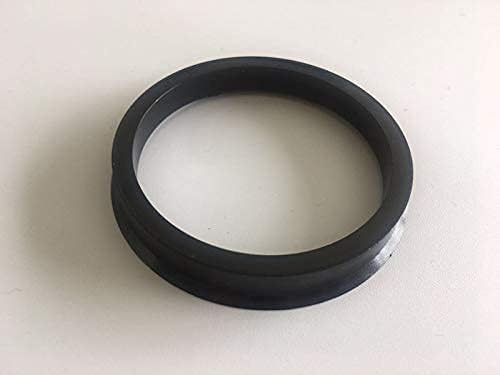 NB-AERO 4 бр. Черни полиуглеродные пръстени от 69,85 мм (колелце) до 64,1 мм (Ступица) | Централно пръстен