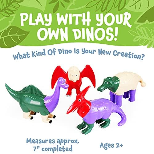 ПОПУЛЯРНИ ИГРАЧКИ Магнитен набор от Игри с Динозаври, 12 теми