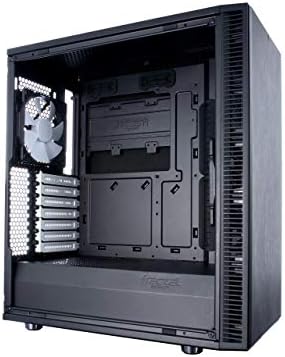 Fractal Design Define C TG Midi-Tower Черно компютърен корпус