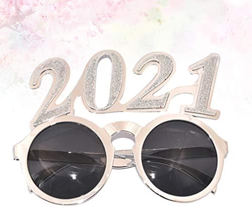 BESTOYARD Коледен Декор на Нова година Очила с пайети 2021 Вечерни Слънчеви Очила, очила Коледна парти Новост Очила за 2021