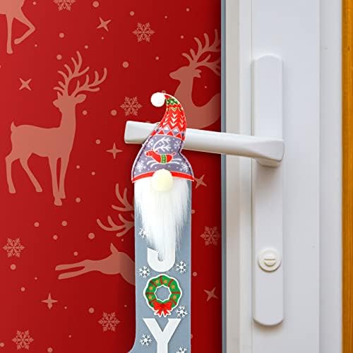 4 БР. Окачени Коледни Звънчета на Врата Закачалка Джудже Вратите Свирки на Джудже на Дядо Стенни Закачалка за Дръжката на