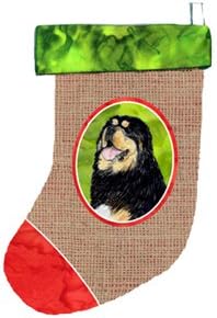 Коледни чорапи за тибетски мастиф Carolin's Treasures, 11 x 18, Многоцветен