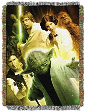 Тъкани Гобеленовый Каре Northwest Star Wars, 48 x 60, Малък Отряд Бунтовници