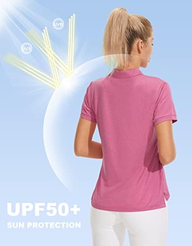 PERSIT Дамски Ризи Топка за Голф UPF 50 + Тенис Спортни Тениски С яка на Ежедневните Работни Блузи Сухо Засаждане на Мека