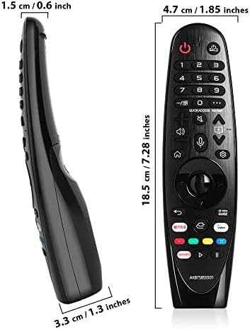 Универсален гласов дистанционното управление на LG Magic Remote, съвместим с много модели на LG, с функция на
