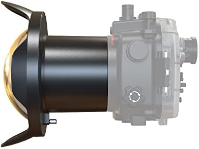 Стъклени морски Жаби Широкоъгълен обектив 78 mm (L) x 90 мм (W) за Водоустойчив Корпус на Подводни камери
