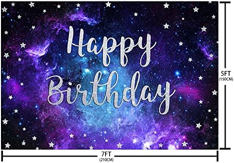 SENDY 7x5ft Звездното Небе честит Рожден Ден на Фона на Космическото Пространство Украса за Парти по случай рождения Ден