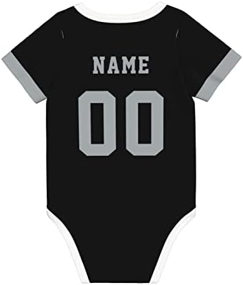 Детски Дрехи Huihengera Хлопчатобумажный Индивидуален Персонализирани Боди с Потребителско Име и номер на Бебешки Неща