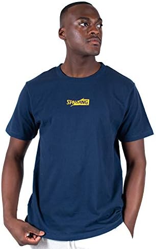 Мъжки t-shirt Spalding с Разрезным Устно знак, Маркова Тениска с Къс ръкав