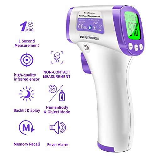 Безконтактен Инфрачервен Термометър за Челото, за възрастни, Цифров Термометър за Челото, без контактен Температурен