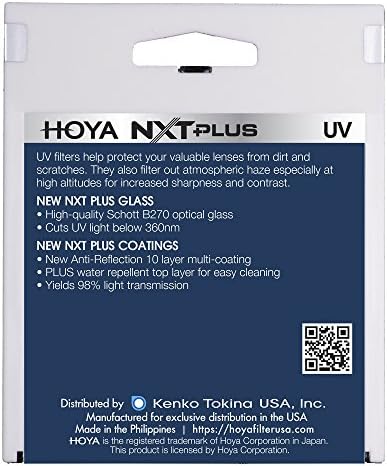 Стъклен Филтър Hoya 52mm NXT Плюс UV HMC С Многослойно покритие В тънка рамка