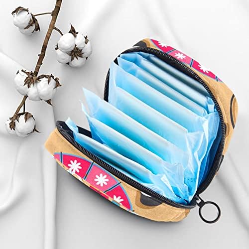 Чанта за съхранение на Хигиенни Кърпички, Специална Чанта за Менструална чаша с Японски елементи, Преносими Чанти За съхранение