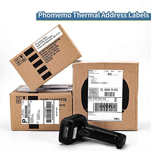 Термоэтикетка Phomemo 4x6 за директна доставка с Термоэтикетками на 2.25 х 1,25 за етикети с баркод, лого дизайн