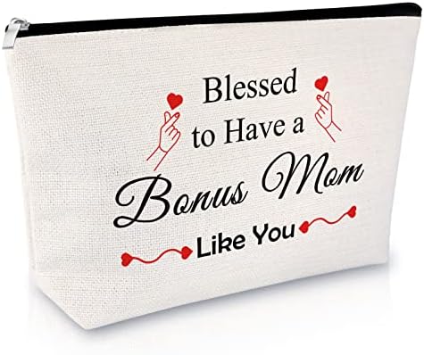 Подарък за Деня на майката за Бонус мама Подарък Мачехе от Stepdaughters Косметичка Благодарственный подарък за Мащеха