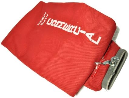 Текстилен външен чанта за вертикална прахосмукачка Sanitaire с цип по цялата дължина, на цвят червен, също е подходящ