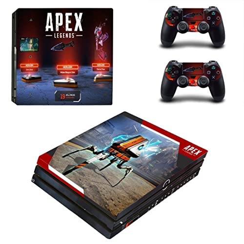 Играта Легенди - APEX Game Кралската битка Копой Гибралтар Стикер на корицата на PS4 или PS5 За конзолата PlayStation 4 или 5 и 2 контролери Vinyl Стикер V11815